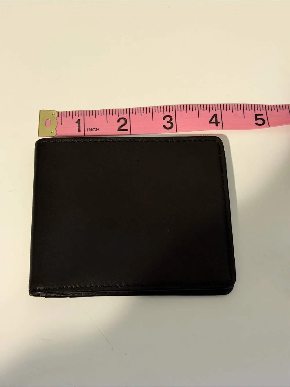 Wilsons Leather Slim Black Leather Bi-Fold Wallet